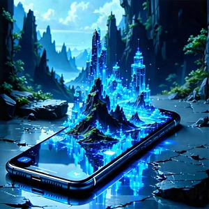 Smartphone With Holographic Display With Cell Phone