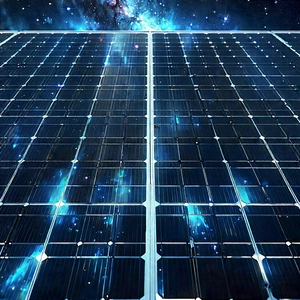 Solar panel with holographic projection