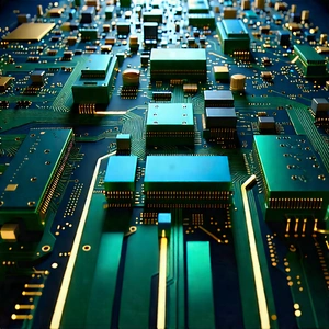 Close-up Of Sensor Array With Close-up Computer