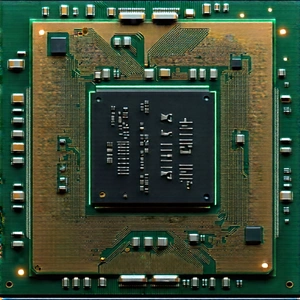 Close-up of microprocessor