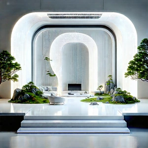 Futuristic Smart Home With Image, There