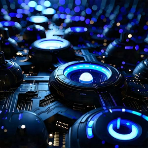 Close-up Of Sensor Array With Image, There