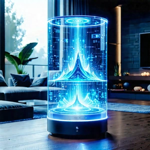 Smart home (device:1.49) with holographic display