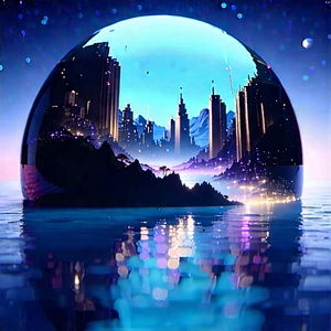 Digital Transformation Visualization With Large, Round,