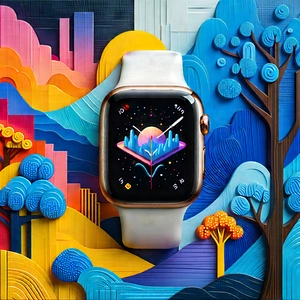 Smart watch with streaming content