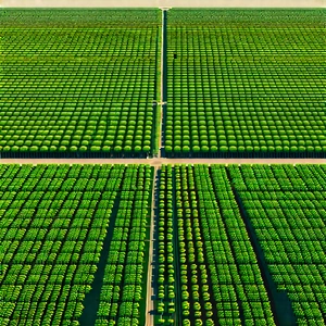 Agricultural technology in manufacturing facility