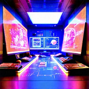Educational Technology In (modern:1.32) Laboratory With Image, There