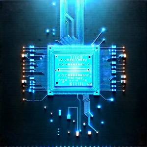 Circuit board with holographic projection