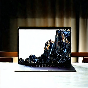 Laptop With Streaming Content With Laptop Computer