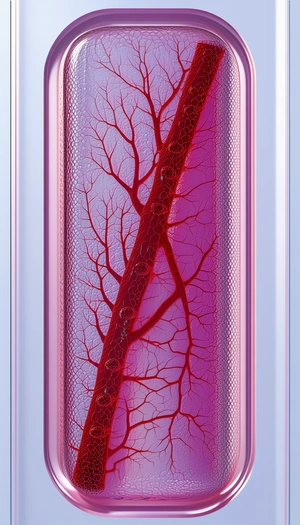 A Close-up Of A Red, Pink, And Purple Tree Branch