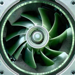 Close-up of cooling system