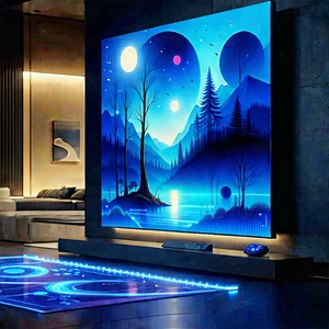 Smart Home Device With (digital:1.41) Artwork With Large Painting