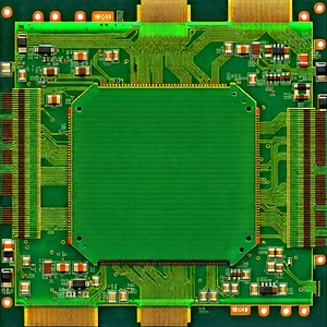 Circuit board with laser scanning
