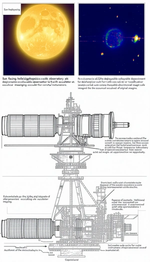 The Image Is A Diagram Of A Space Station, Showing The Various Components And Their Functions
