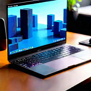 Laptop with streaming content