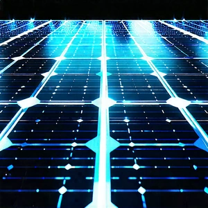 Solar panel with holographic projection