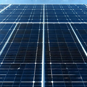 Solar panel with laser scanning