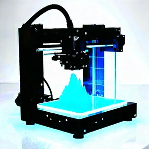 3d Printer With Holographic Projection With Printer Shown