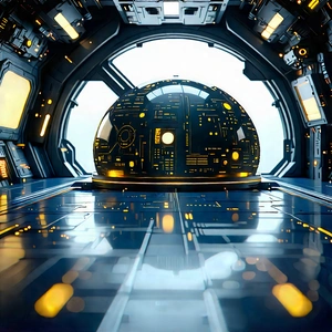 Aerospace Technology In Modern Laboratory With Image, There