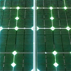 Solar panel with holographic projection