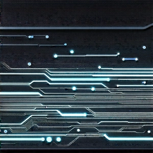 Close-up of electronic circuit
