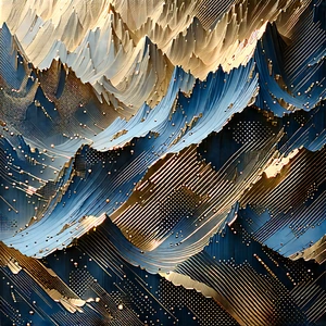 Abstract Product Photography: Metallic patterns