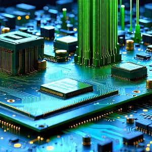 Circuit board with data streams