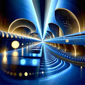 Educational Technology In Manufacturing Facility With Tunnel Shown