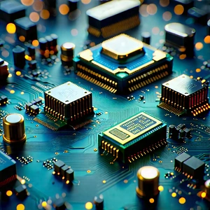 Close-up of sensor array