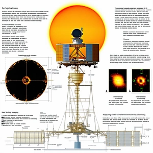 The Image Is A Diagram Of A Space Station, Showing The Various Components And Their Functions
