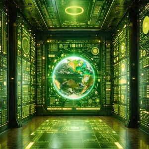 Educational Technology In Research Center With Image, There