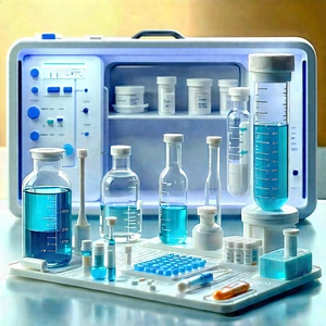 Healthcare technology in (modern:1.13) laboratory
