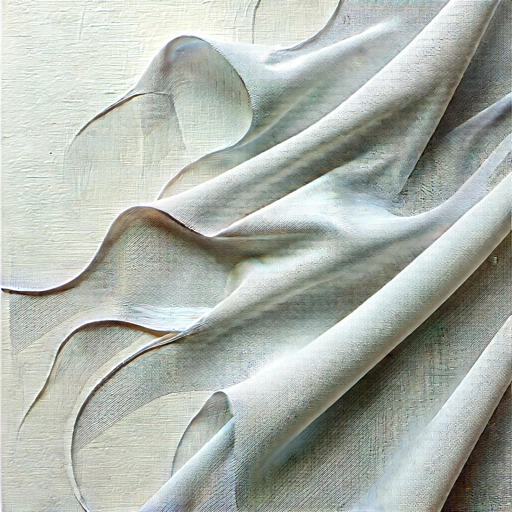 Abstract Pencil Sketch: Fabric assembly with texture