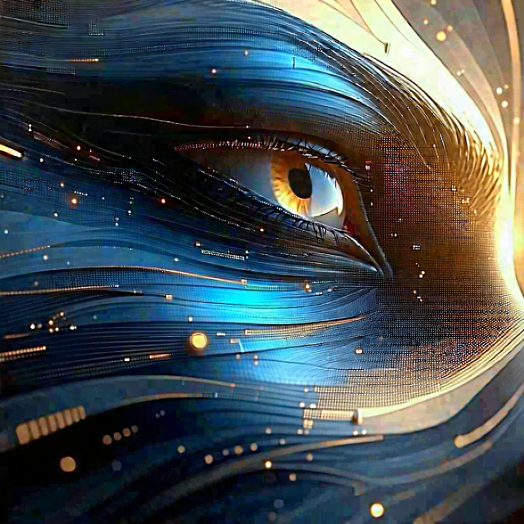 Tech Macro Photography: Digital transformation visualization