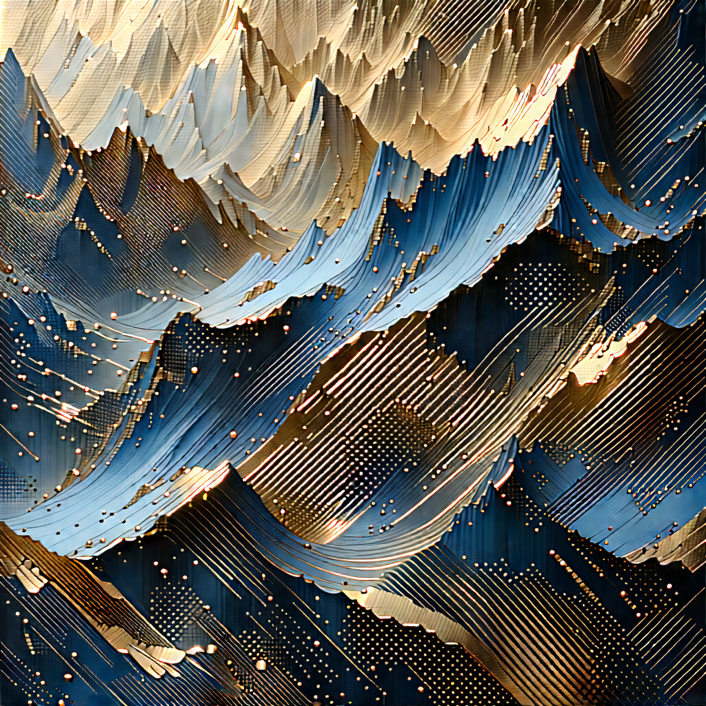 Abstract Product Photography: Metallic patterns