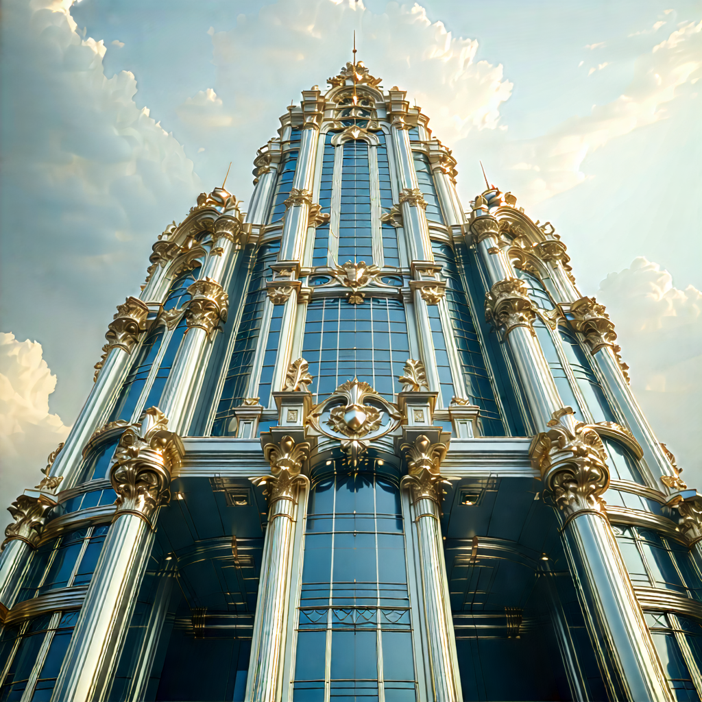 Urban Editorial Photography: Skyscraper with ornate details