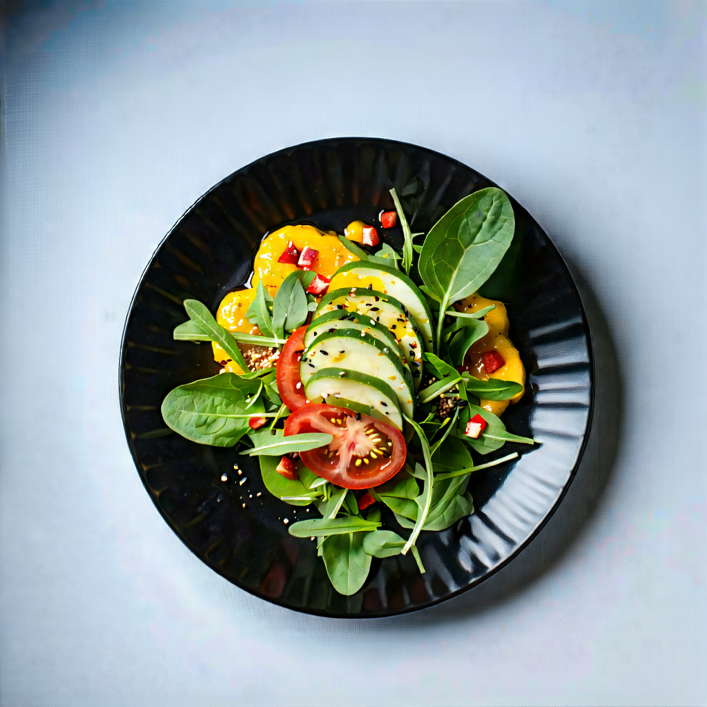 Lifestyle Landscape Photography: Farm-to-table Meal Prepared With Seasonal Produce With Plate Food,