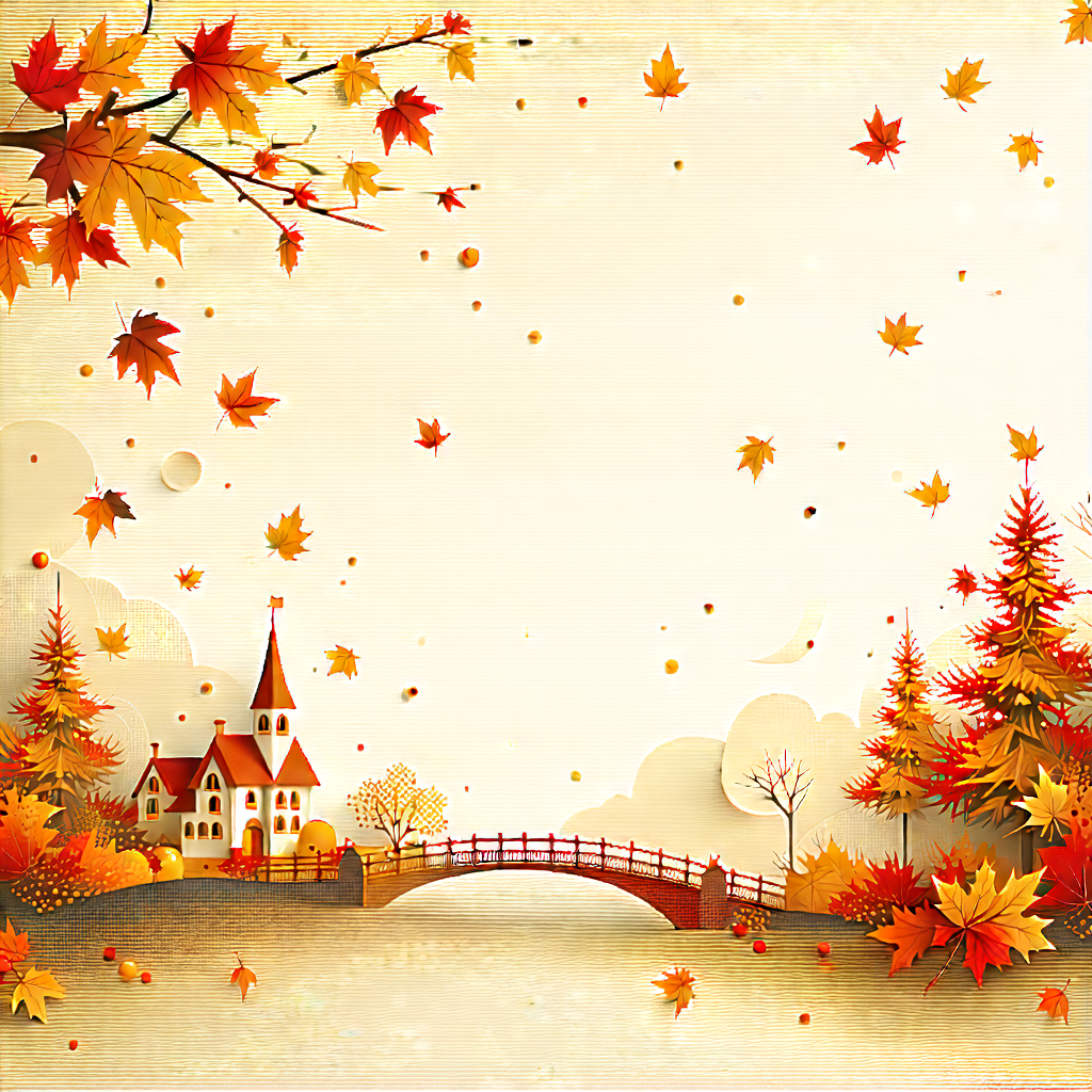 Lifestyle Diagram Style: Holiday celebration during autumn
