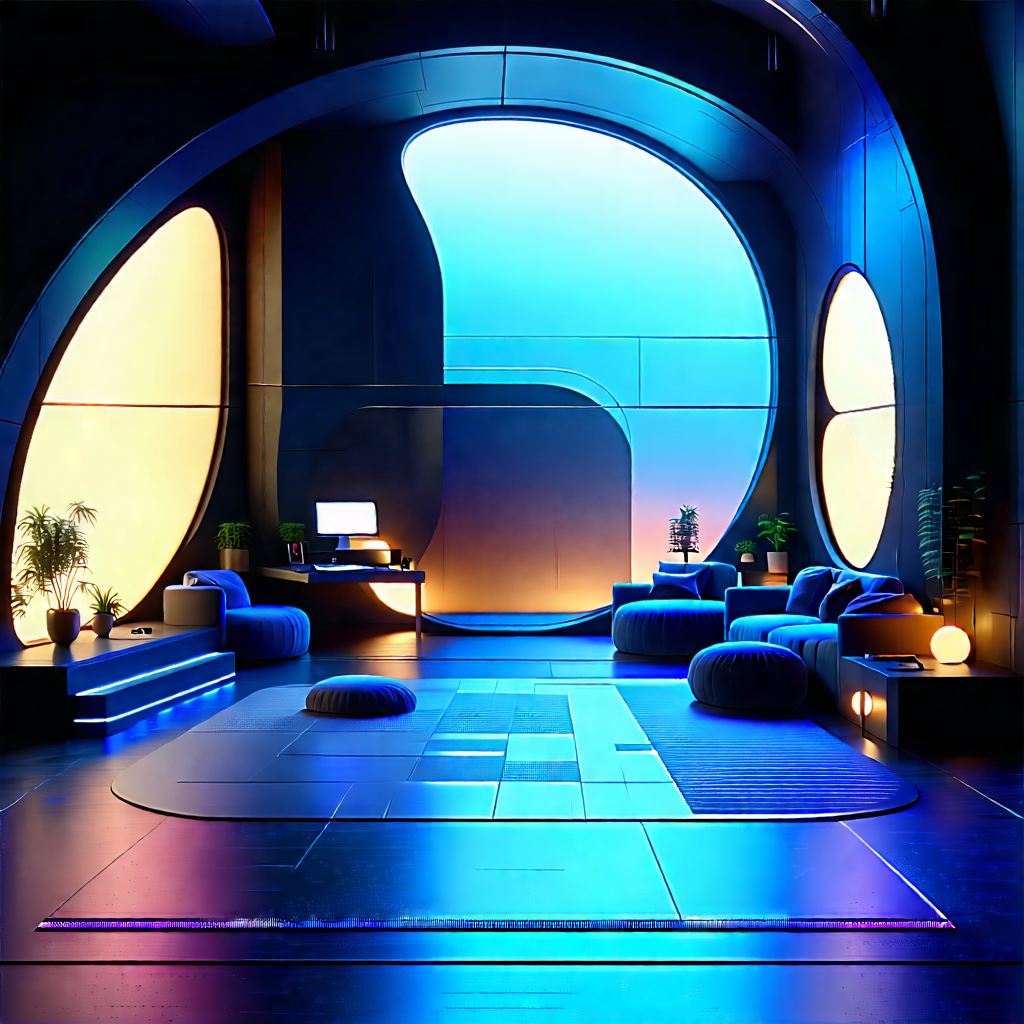 Tech Hdr Photography: Futuristic Digital Workspace With Image, There