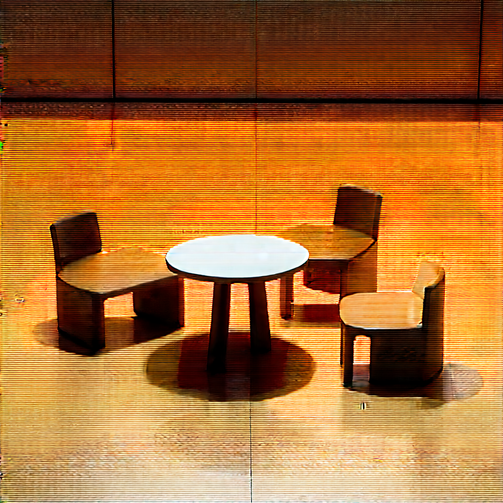 Urban Macro Photography: (city:1.46) park with outdoor dining