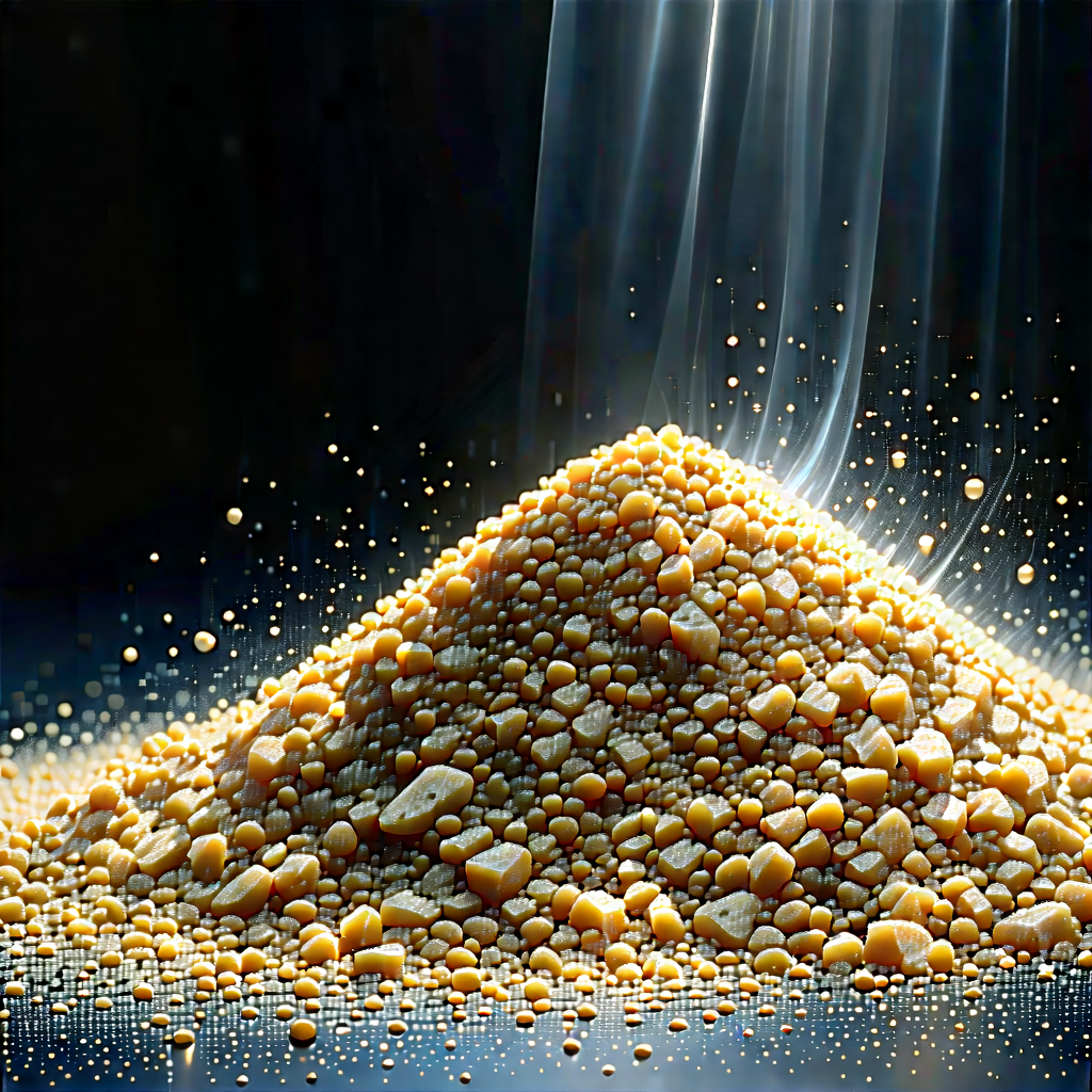 Abstract Concept Art: Granular Flow With Large Pile