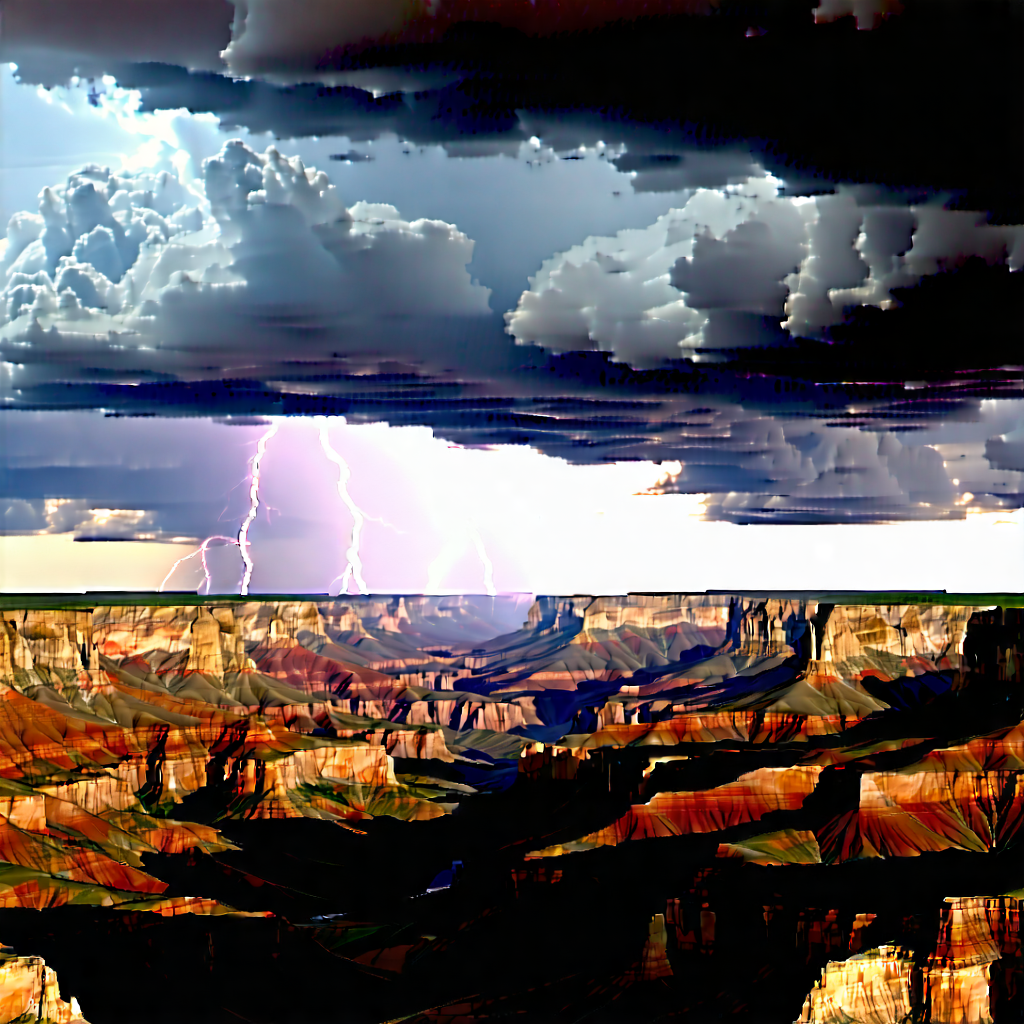 Nature Cinema 4d: Storm Clouds Over Canyon Floor With Captures Beautiful