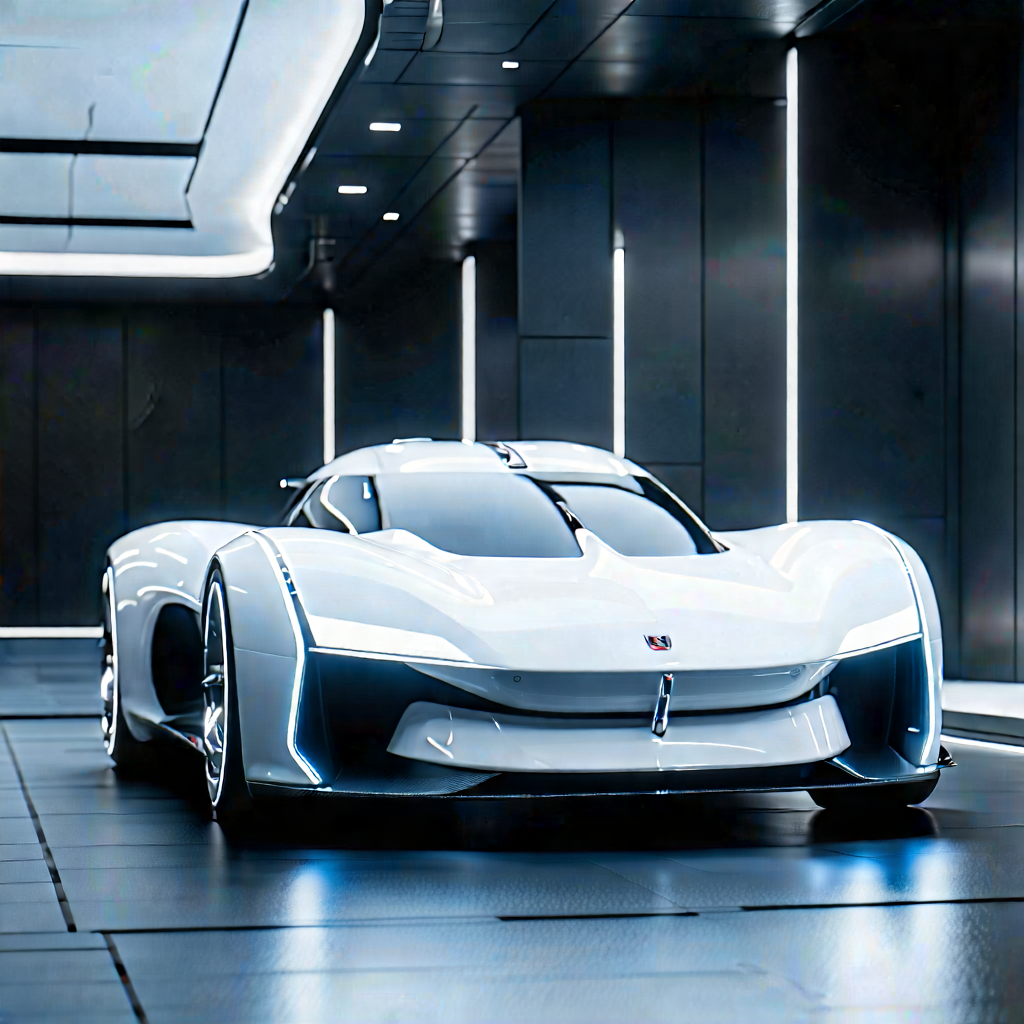 Tech Long Exposure Photography: Automotive Technology In Field Deployment With White Sports