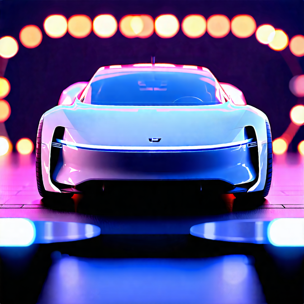 Tech Drone Photography: Innovative electric vehicle design