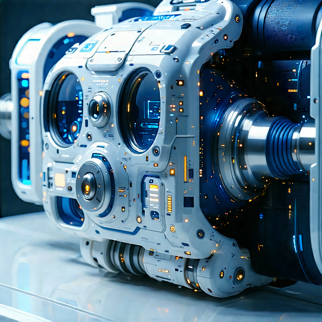 Tech Matte Painting: Innovative Medical Technology (design:1.37) With Image, There