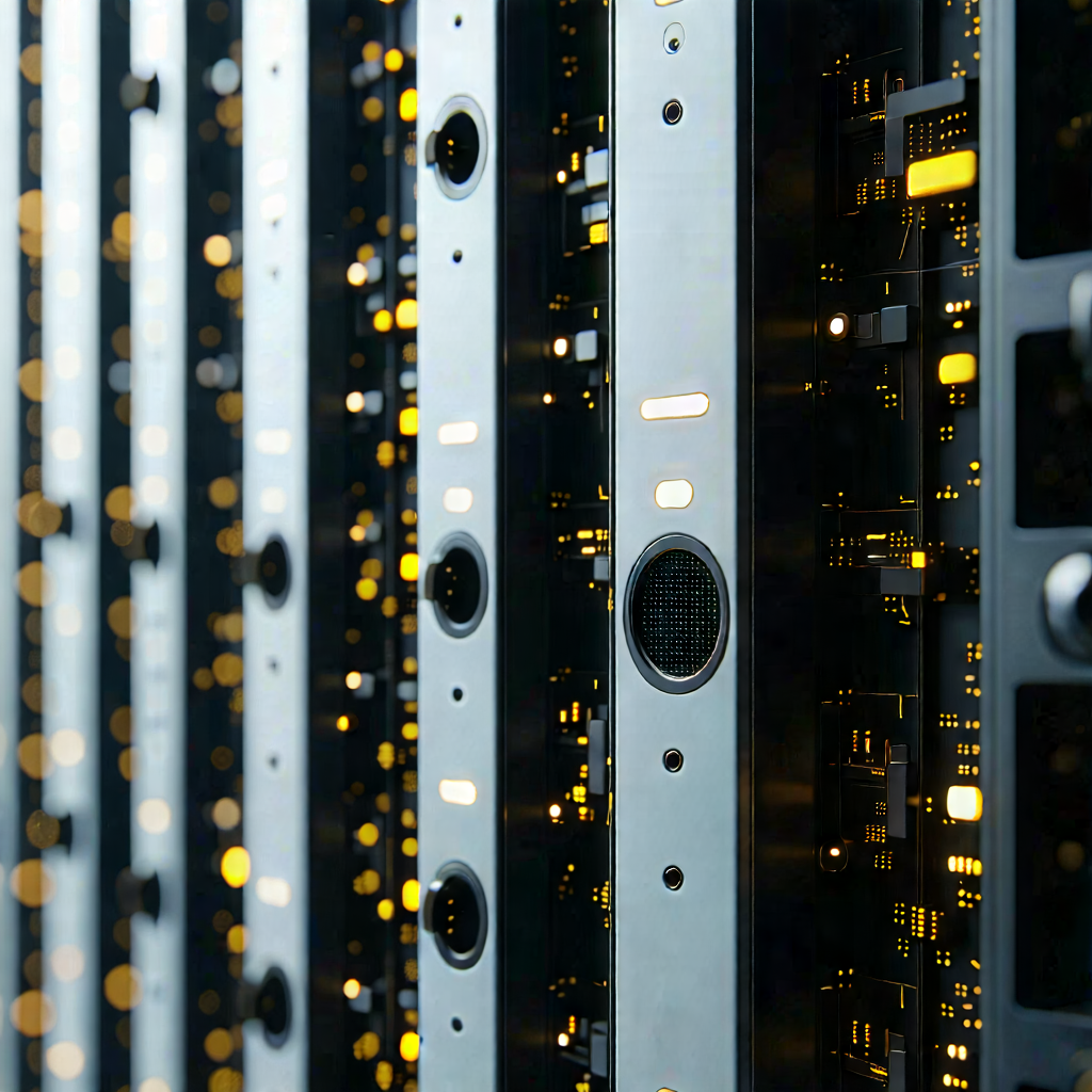 Tech 3D Render: Close-up of sensor array
