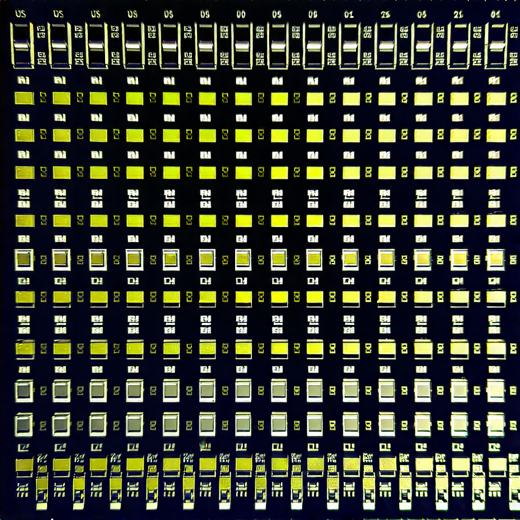 Tech Long Exposure Photography: Close-up of sensor array