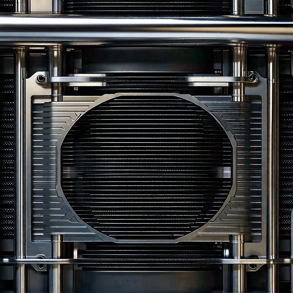 Tech Etching: Close-up of cooling system