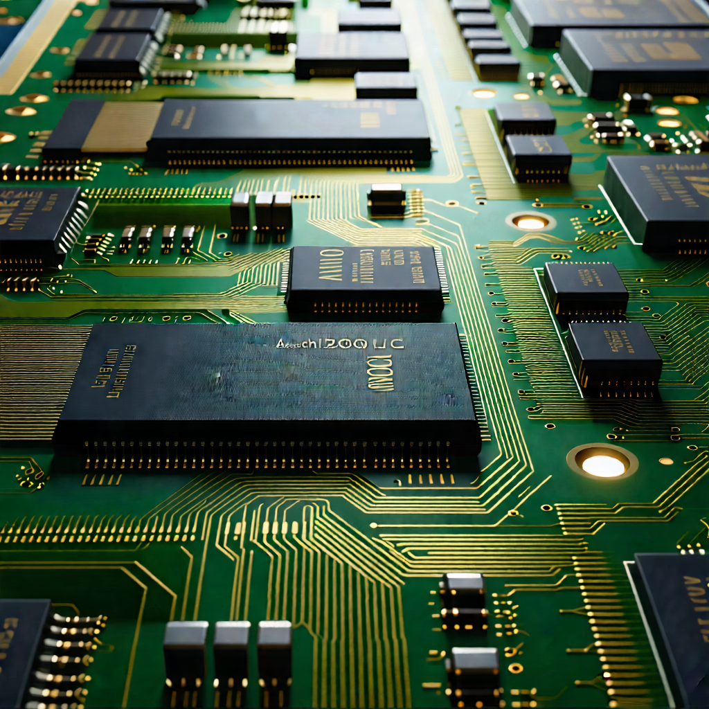 Tech Etching: Close-up of memory module