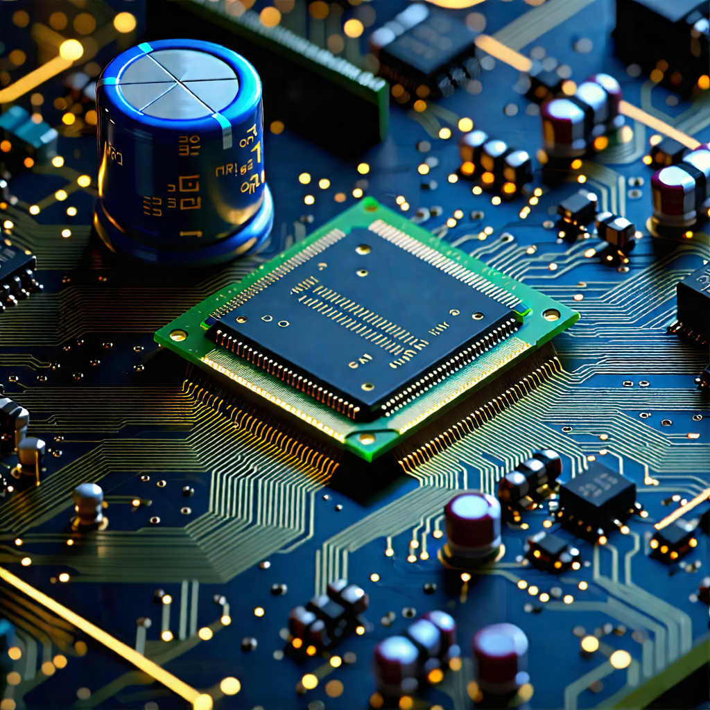 Tech Unreal Engine: Close-up of electronic circuit